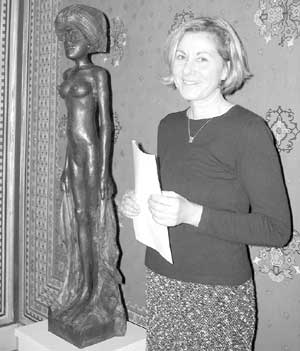 Beate Schneider mit der Machbuba