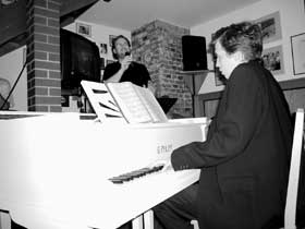 Sänger Torsten Karow und sein Pianist Ilja Panzer