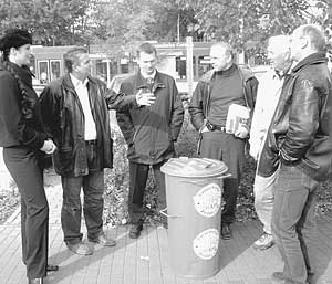 Annett Wohlgethan, Jörg Schnapke, Holger Kelch, Detlef Buchholz, Wolfgang Fischer und Rüdiger Galle (v.l.)