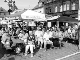 Sicht aus dem Führerstand der Lok 01