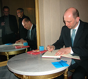 Bundesminister Wolgang Tiefensee