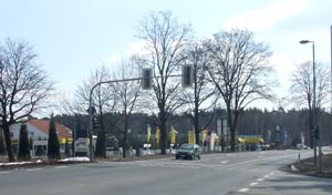 Aus Spremberg heißt es gleich rechts in Gallinchen einbiegen zum Telering.