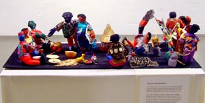 Chipvute Figurengruppe aus Simbabwe