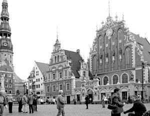 Das Rigaer Schwarzhäupterhaus.