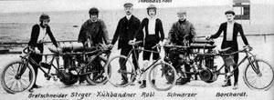 Motortandem-Rennen