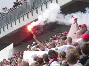 Die Tribüne auf dem Lausitzring
