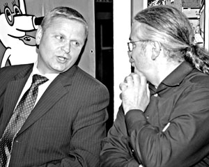 Matthias Schulze (FDP) und Jürgen Siewert (Linke.PDS)