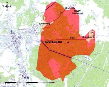 Mit 66 Millionen Tonnen nutzbarer Kohle, schließt man sämtliche harten Konflikte aus (Umsiedlungen), ist das Kohlefeld Cottbus-Süd relativ unrentabel. Die Bergbautreibenden favorisieren mindestens 200 Millionen Tonnen. Bei einer Umsiedlung von Koppatz und Drieschnitz ändert sich das Bild: 170 Millionen Tonnen wären dann zu haben Repro (3): Studie zur Fortschreibung der Tagebauentwickl. TU Clausthal, Mai 2007