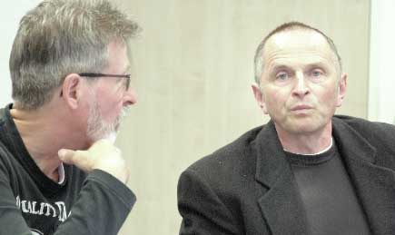 Jörg Rakete (l.) hat Andreas Petzold 2003 den Posten des SPD-Fraktionsvorsitzenden abgenommen, weil im das zuviel wurde. Der Grundschullehrer nutzt nun das Teilzeit-Ruhestandsmodell. Trotzdem aktivierte ihn seine Partei als Landratskandidat