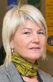 Dipl.-Ingenieurin Corina Reifenstein, Geschäftsführerin der Terpe Bau GmbH in Spremberg