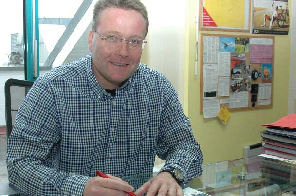 RK Endspurt 1909 Präsident Dipl.-Ing. Jens Fichte ist sich sicher: die Cottbuser Nächte werden künftig ein jährlicher radsportlicher Höhepunkt des Landes Brandenburg Foto: FH