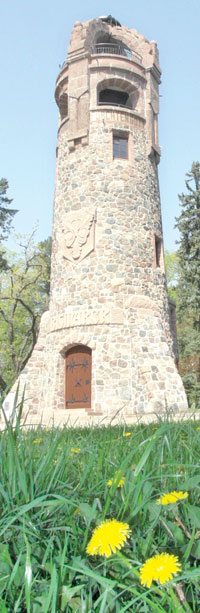 Neu eröffnet, sehenswert: der Bismarckturm